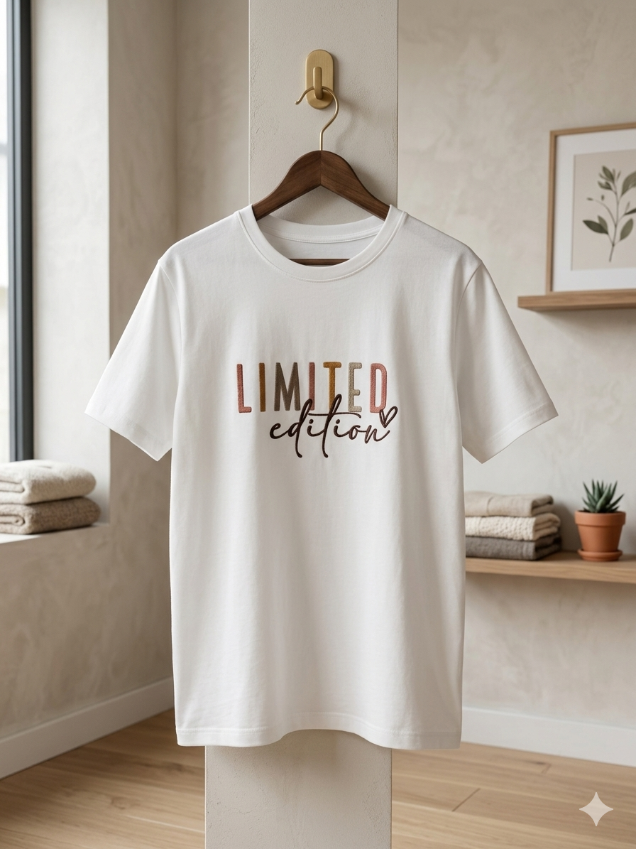 🌿 Wie dieses bestickte T-Shirt entstanden ist
