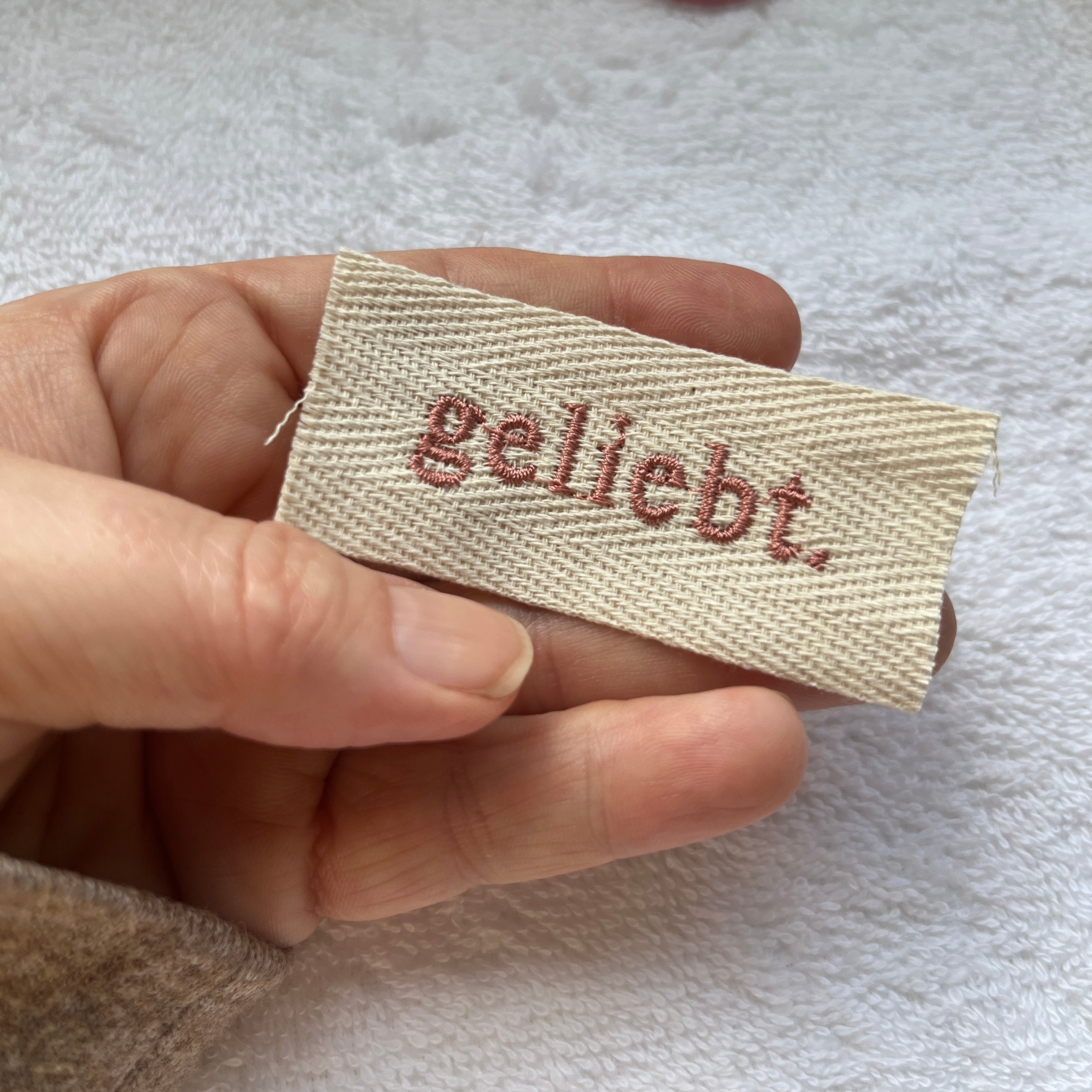 Labels zum Aufnähen