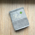 Handtuch Kleeblatt mit Namen